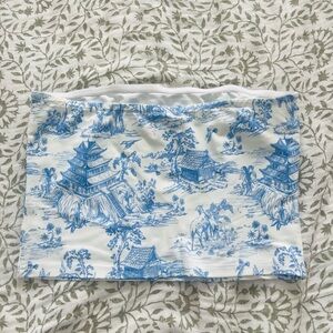 Edikted Blue and White Kids Top